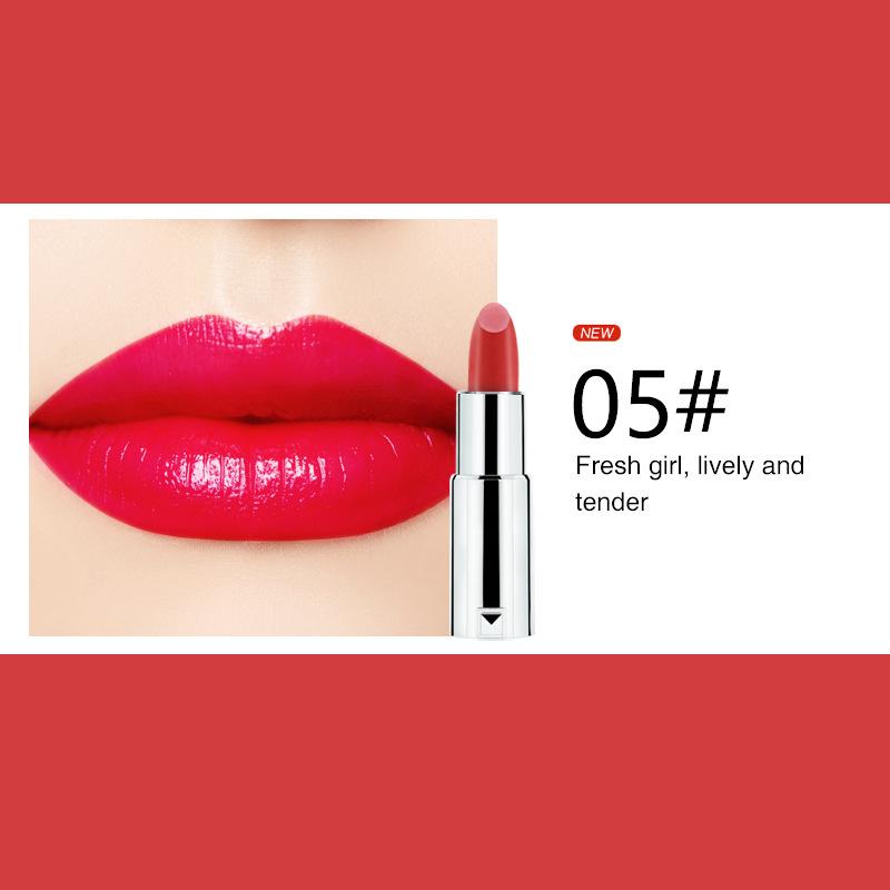 Szminka w tubce Fashion Rainbow Tube Nawilżająca Nawilżająca Trwała Biała Szminka do Makijażu