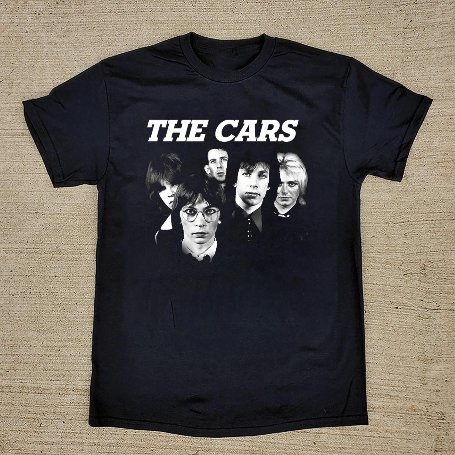 RARE! The Cars Band Black Cotton Shirt Full size S-5XL Unisex HT838 S разноцветный