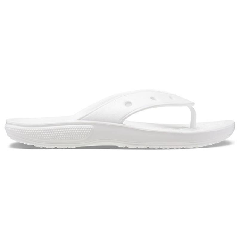 Crocs Classic Crocs Flip Casual Flip Flops Unisex White