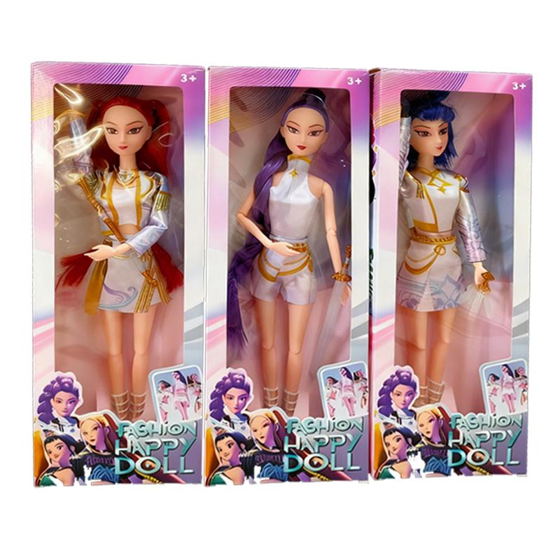 New Weapon Anime Vinyl Doll - 30CM K-Pop Demon Hunters (Rumi/Mira/Zoey) - Birthday Gift