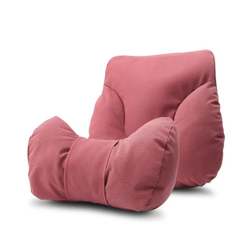 Car Seat Headrest Lumbar Support Protective Pillow Waist Cushion For Opel Astra Grandland Corsa Mokka Frontera Insignia Zafira