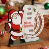 Christmas Calendar Advent Unique Date Month Weekday Decoration Xmas Decor for