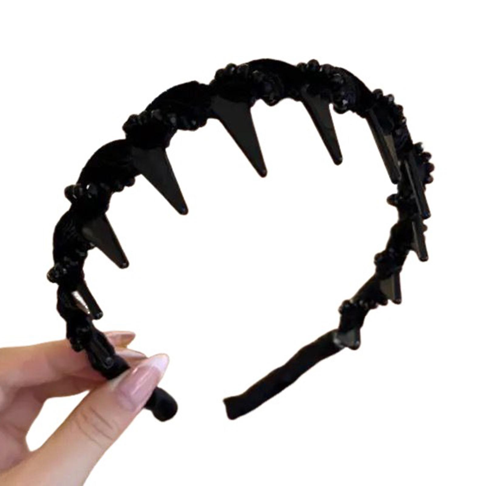 Women Headband Vintage High Cranium Artificial Pearl Hairband Rhinestones Hair Accessories Sweet Fashion Little Girls Hair Hoop