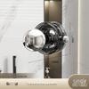 Large Transparent Suction Cup Door Handle (2-Pack)