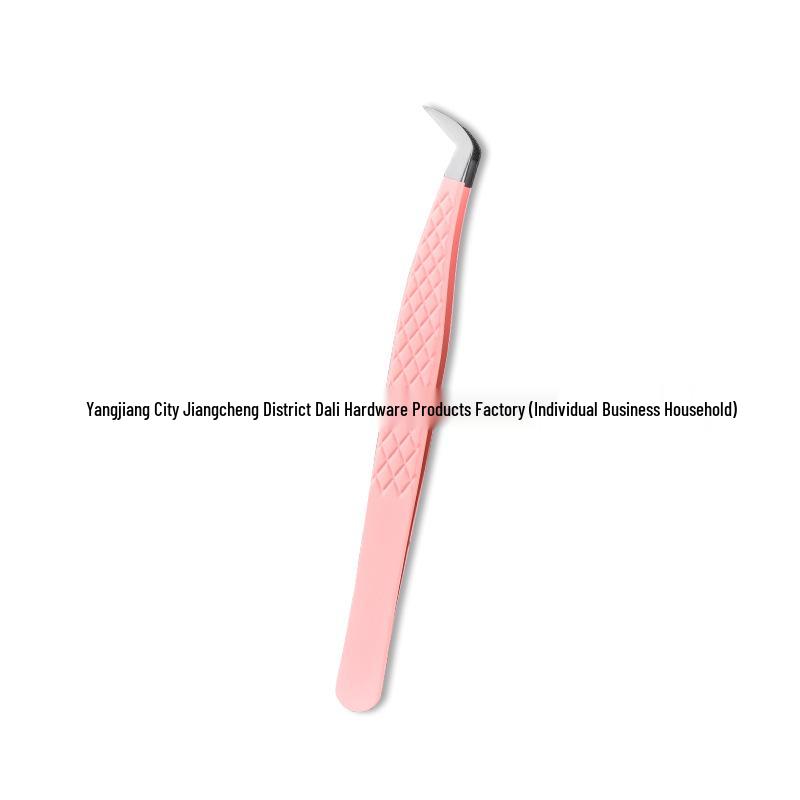 Precision Fiber Tip Eyelash Tweezers for Detailed Grafting and Blooming