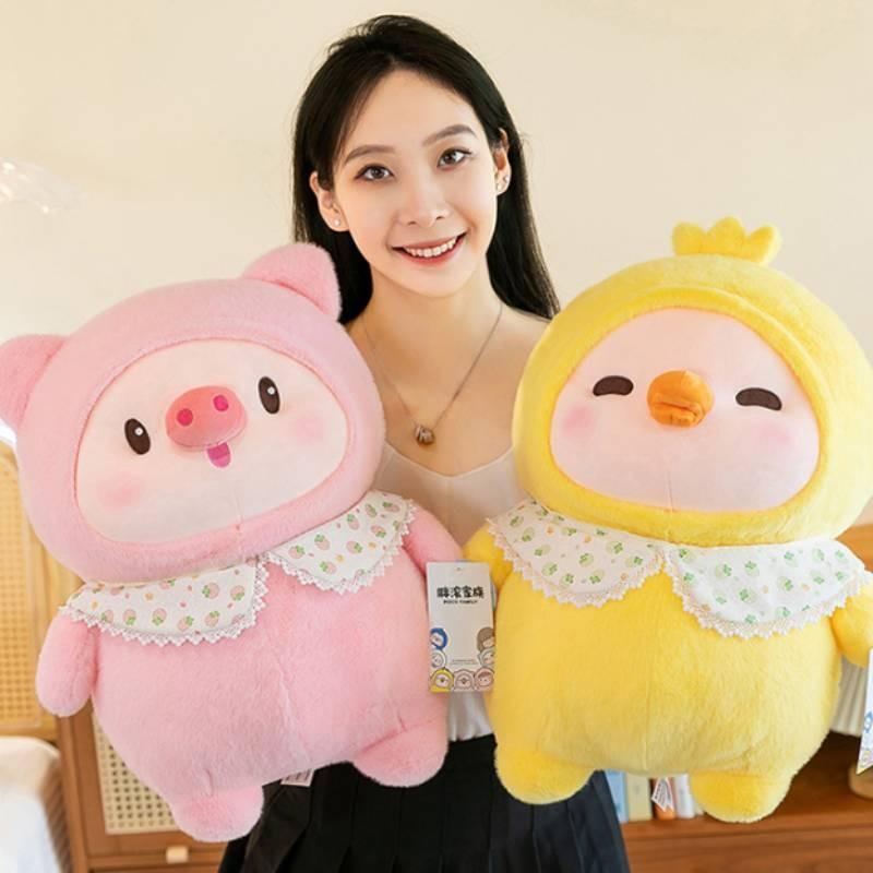 Plush Toy Penguin Fat Rolling Family Cartoon Ocean Animals Gift Pillow Cushion