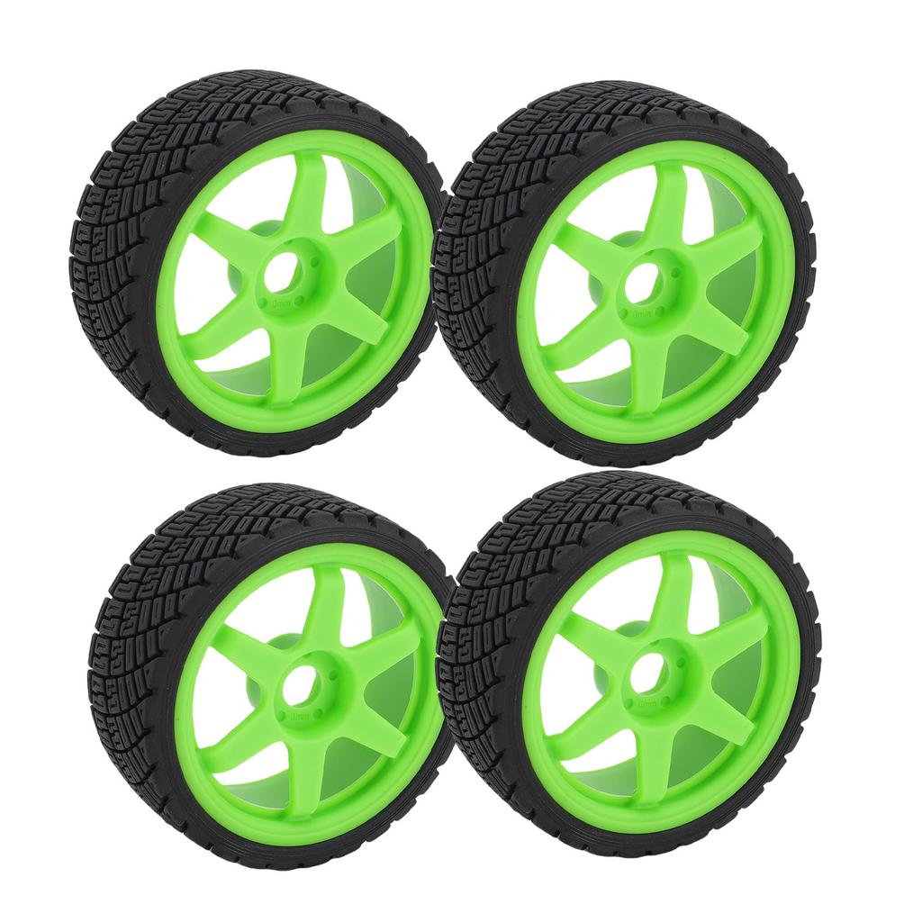 4pcs 1Celsius7 1Celsius8 RC   Car Tires Wheel Rims Sturdy Plastic Fashionable 17mm RC   Racing Tyres Replacement for