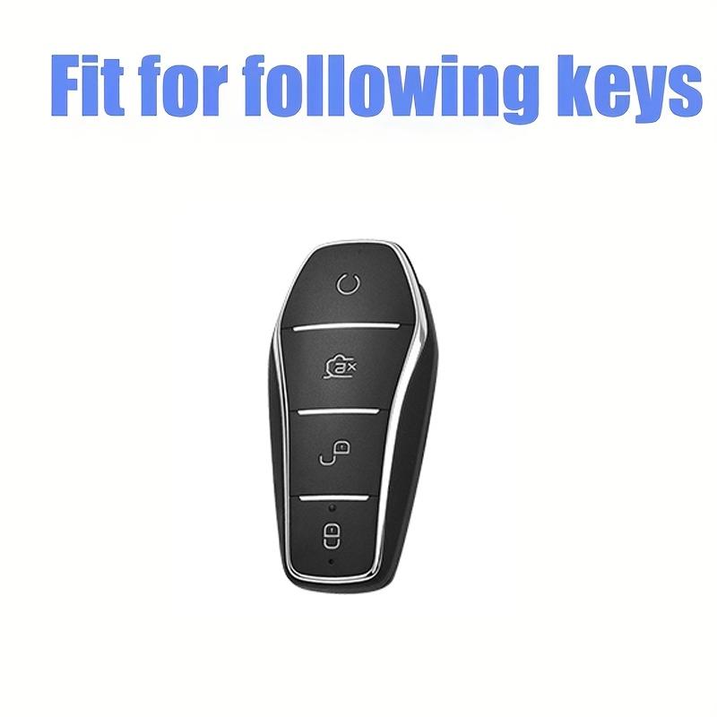 Alloy Style Car Key Case Cover Shell  for BYD Atto 3 Han EV Dolphin Durable Second Song Pro Tang Dm QIn PLUS MAX Yuan Key Bag