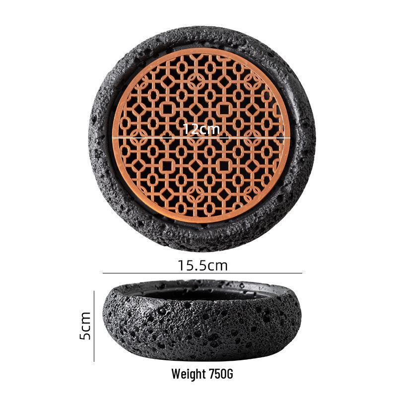 Specialty Meteorite Ball Plate - Japanese Style Creative Tableware with Dry Ice Effect