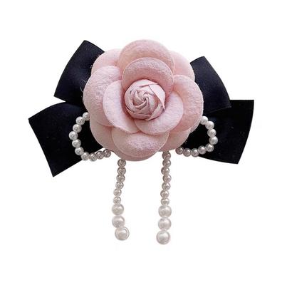 Pearl Camellia Flower Corsage - A Lovely Flower and Pearl Chest Ornament for Women, Perfect for Festivals, Graduation Ceremonies, Entrance