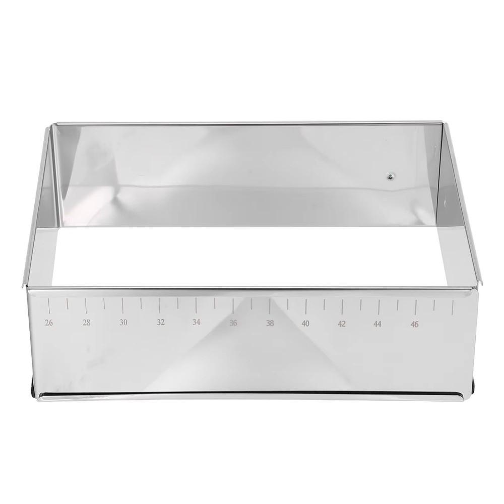 DIY Edelstahl Backform Rostfrei Mousse Kuchenring Dessert Backform Küche