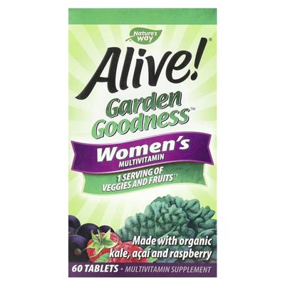 Alive! Garden Goodness, Women's Multivitamin, 60 Tablets
