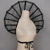 Lace Queen Cosplay Cloak Mesh Halloween Costume Accessories Victorian Stand Up Collar  Women
