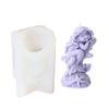 Mermaids Candle Silicone Mold Human Girl Soap Resin Plaster Mould Cake Chocolate Making Sleep Girl Statue Desktop Decor