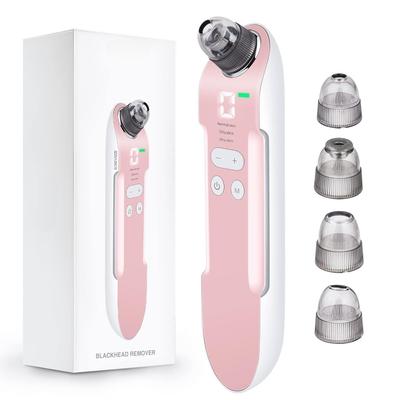 Mitesser-Vakuum, wiederaufladbar, zum Entfernen weißer Köpfe mit 3 einstellbarer Saugleistung, Mitesser-Extraktionswerkzeug mit LED-Anzeige 