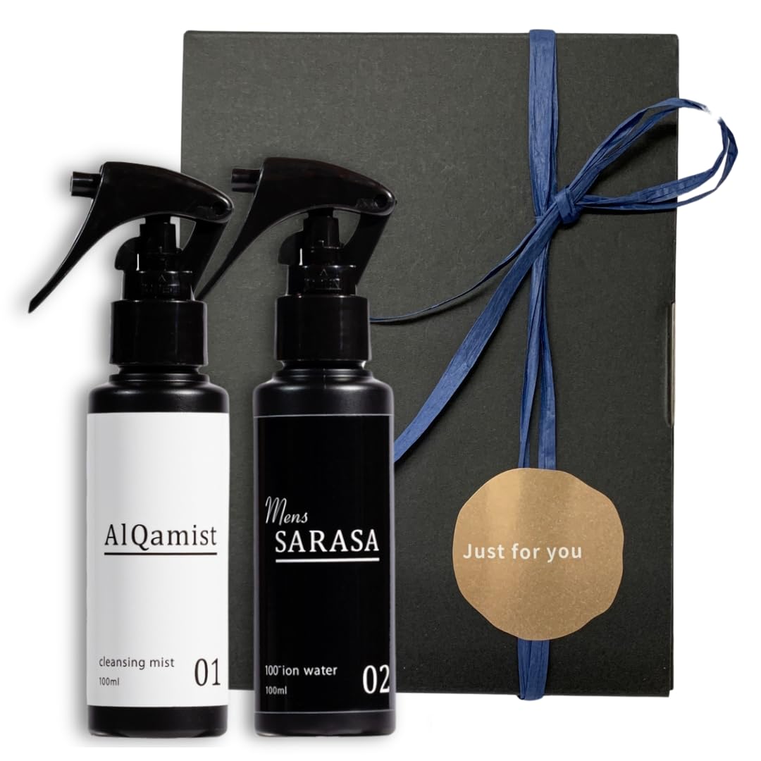 

NAKASHO Gift Set for Hair and Skin Conditioning Skin Body Sarasa Hair Mist 100ml and Alkamist Cleansing Water Hair Skin Birthday Men s Set 2-Piece
