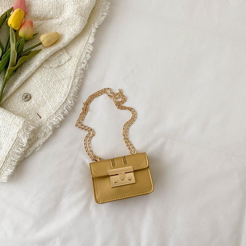 Trendige Mini-Quadrat-Schultertasche für Damen Frühjahrsmode 2023 Elegante Handtasche aus PU-Leder