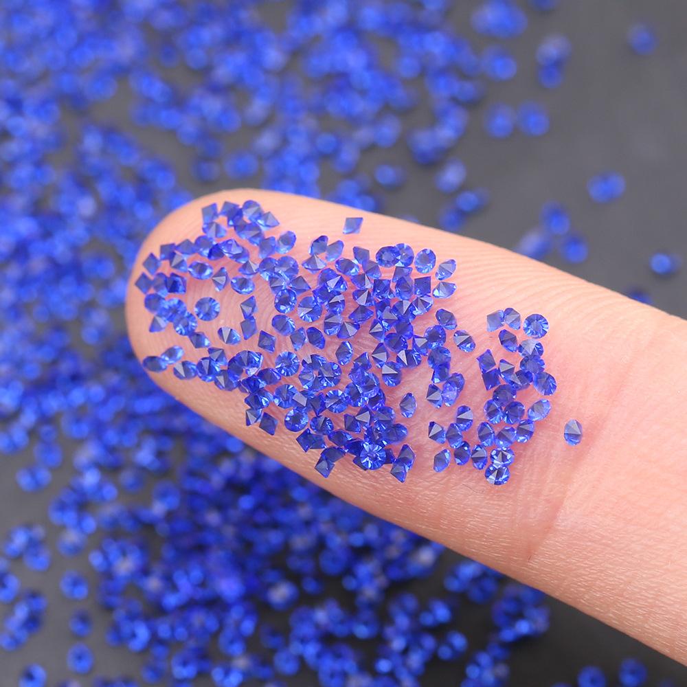 Crystal Glass, Nail Art Micro-Diamond, Shiny 11-Color Pointed Bottom Rhinestone Nail Decoration Accessories