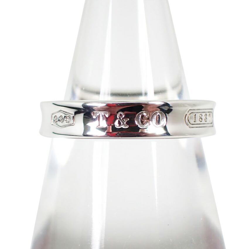 

[Used] TIFFANY/Tiffany 925 1837 narrow ring size 7.5 [g349-62]
