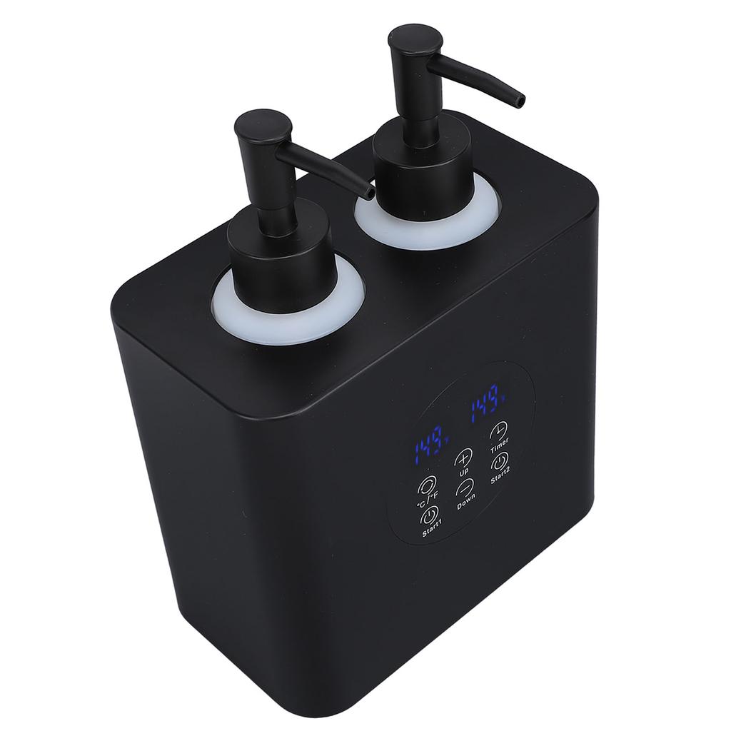 Massage Oil Heater Professional Body Oil Warmer Electric Lotion Warmer with Essential Oil Bottles for Spa Salon and Barbershop US Plug