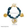 Set di Ciondoli Artistici Retro Etnici Placcati Oro Cuore Fiore Bussola