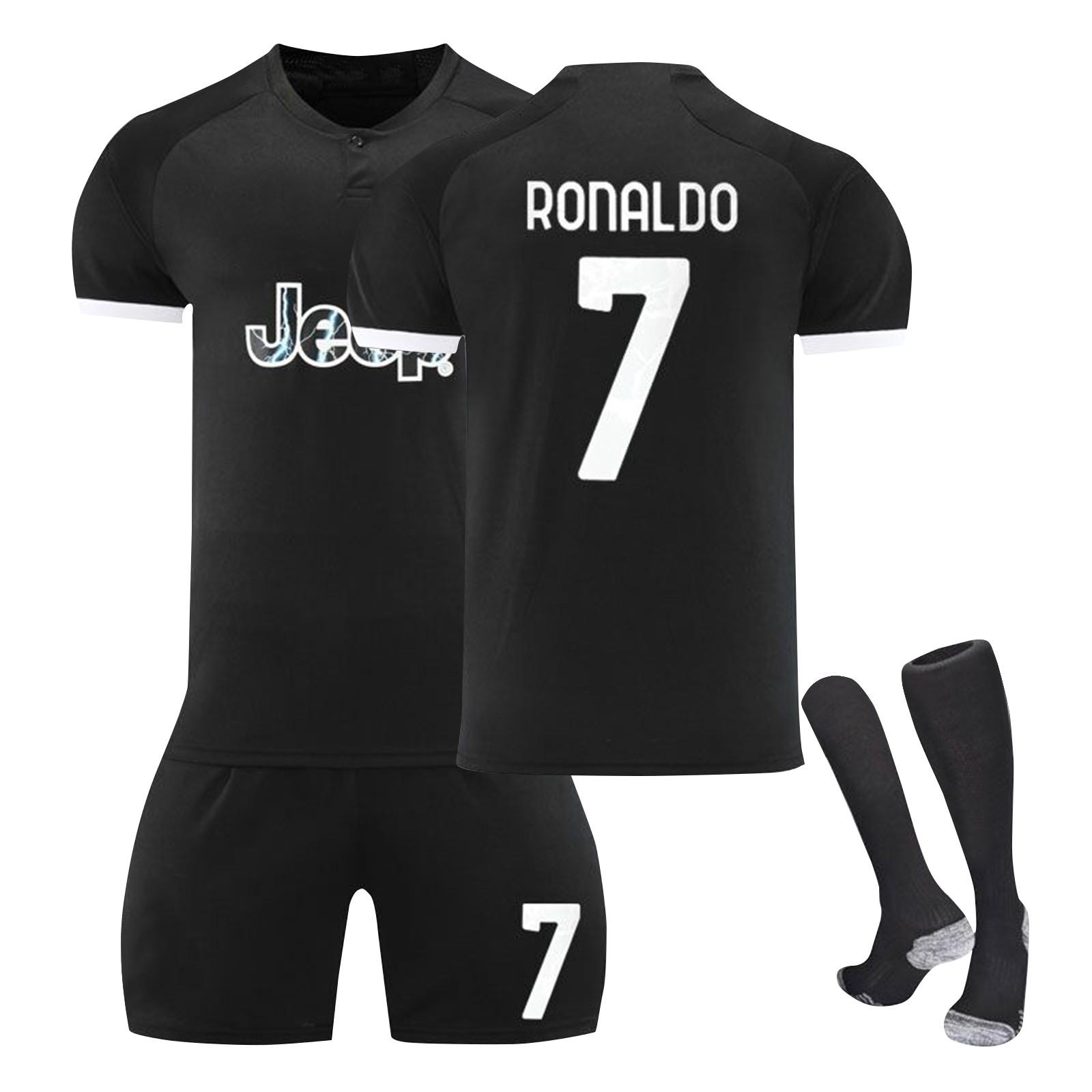 

23-24Ювентус выездные майки, комплект спортивной формы, комплект футбольного тренировочного костюма XS