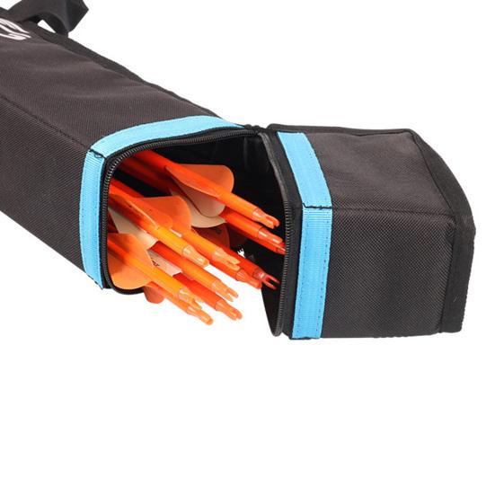 Portable Arrow Bag with Handle Oxford Cloth Waterproof Large Capacity Archery Arrow Quiver Case Carrying Pouch Shoot Hunting Accessories