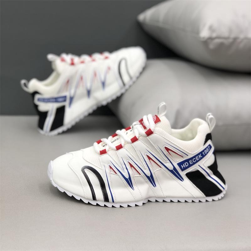

European station new 2025 summer mesh breathable lace-up versatile trend platform casual sports dad shoes 39