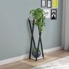 Trapezoidal Iron Art Floor Plant Stand