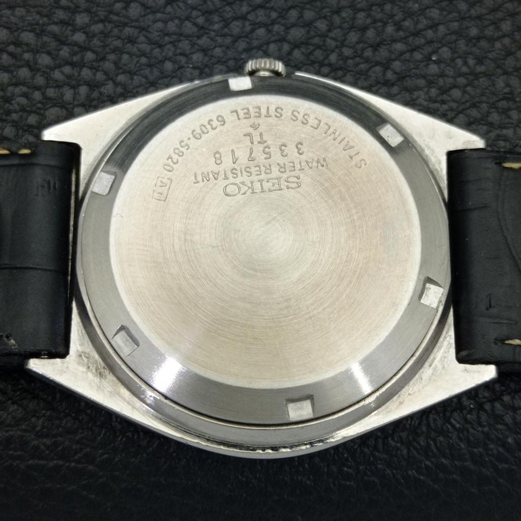 JAPAN VINTAGE SEIKO 5 AUTOMATIC 6309A MENS BLUE COLOR DIAL WATCH A701243-5 R206a-a701243