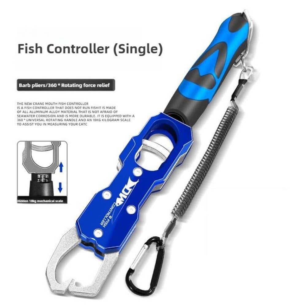 Aluminum Zinc Zinc Alloy Fishing Lip Grip Long Handle Fishing Beak Grip Fish Controller  Recover Line