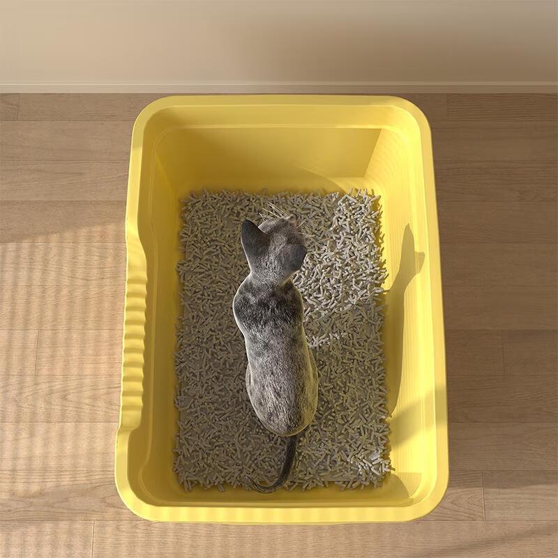 JINGRUIXIANG Anti-Splash Open Cat Litter Box