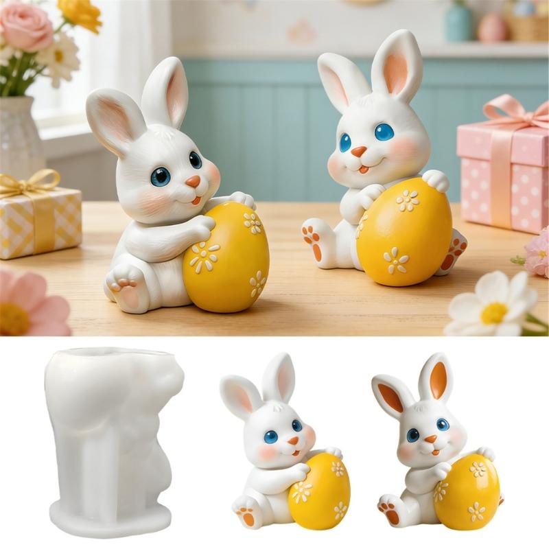 Fine Detail Easters Eggs Silicone Mould for Aromatherapys Candle and Plasters Decoration Easy To Cleaning Crafting Tool