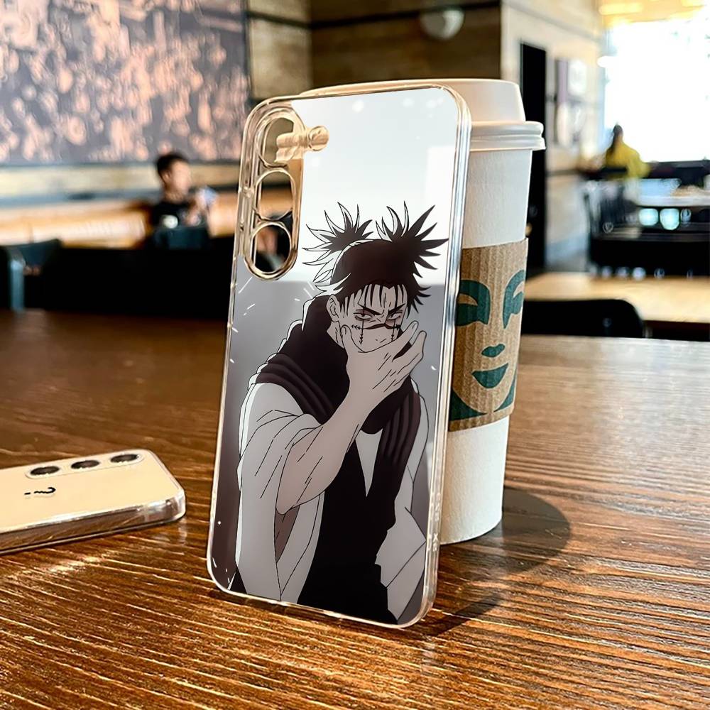 Anime Choso Phone Case For SamsungS25,24,21,22,23,30,Ultra,20,Plus,Fe,Lite,Note,10,9,5G Transparent Cover