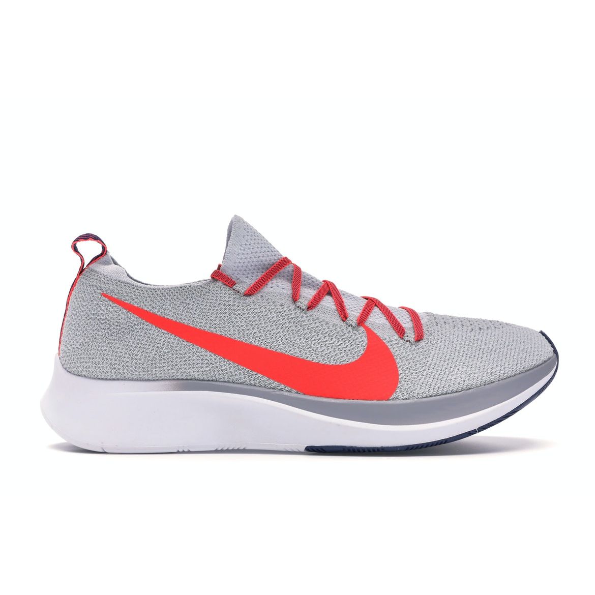 

Мужские кроссовки Nike Zoom Fly Flyknit Bright Crimson Red Pure-Platinum AR4561-044