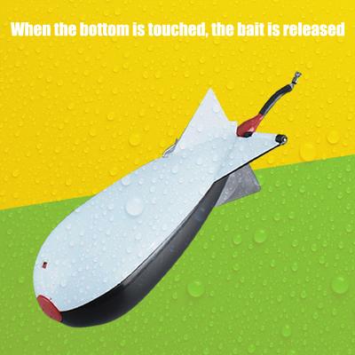 Fishing Feeder Carp Rocket Spomb Feeders Large Black Bomb Float Lure Bait Holder Pellet Position Thrower Gear Accessories