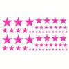 60pcs Five-pointed Star Car Body DIY Stickers Set Racing Side Door Vinyl Decals Auto Hood Sport Competition Style Fits for JDM