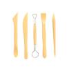 Ultra-Light Stone Pottery Clay Tools: 5-Piece Handmade Sculpting & Trimming Set