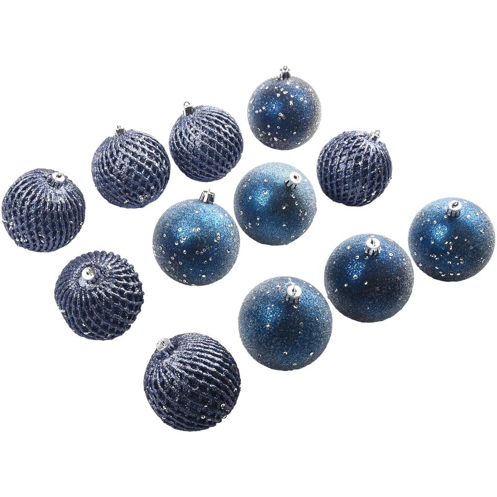 Christmas Balls 12 Pcs Shatterproof 8 Cm Ccessories