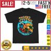 Thanksgiving Turkey Riding Surf Board Ocean Waves Vintage T Shirt Mens Womens Tees Top Men Women NEW