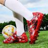 31-44 Boys Leather  Football Boots Men's Professional Artificial Turf Training Football Boots for Girls