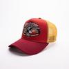 Trucker Hat - Men's Fashion Color Block Mesh Breathable Motorcycle Eagle Baseball Cap
