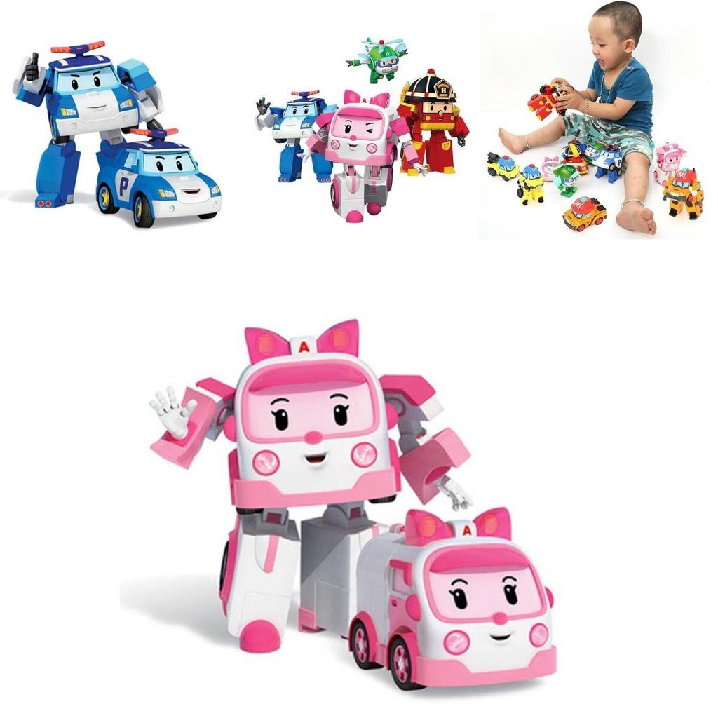 Transform Your Kid's Playtime With Robocar Poli Toy Car Pull Back Car And Action Figure In One!