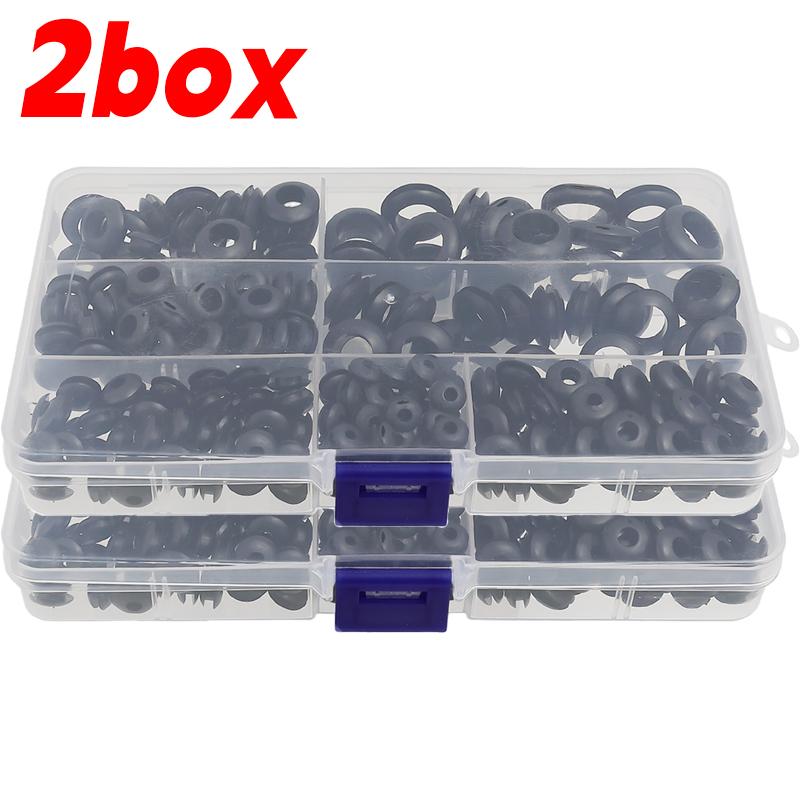 Rubber Sealing O-Ring Oil Sealing Grommet Gasket Electrical Cable Holes Conductor Wiring Blanking Washer Faucet Assortment Kit
