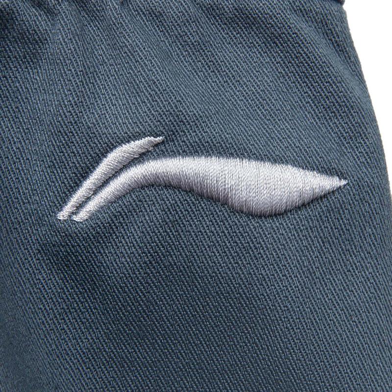 Li Ning CF Outdoor Multi-Pocket Straight Leg Casual Pants With Small Logo Embroidery Women pants Dark-Blue AKXV074-4