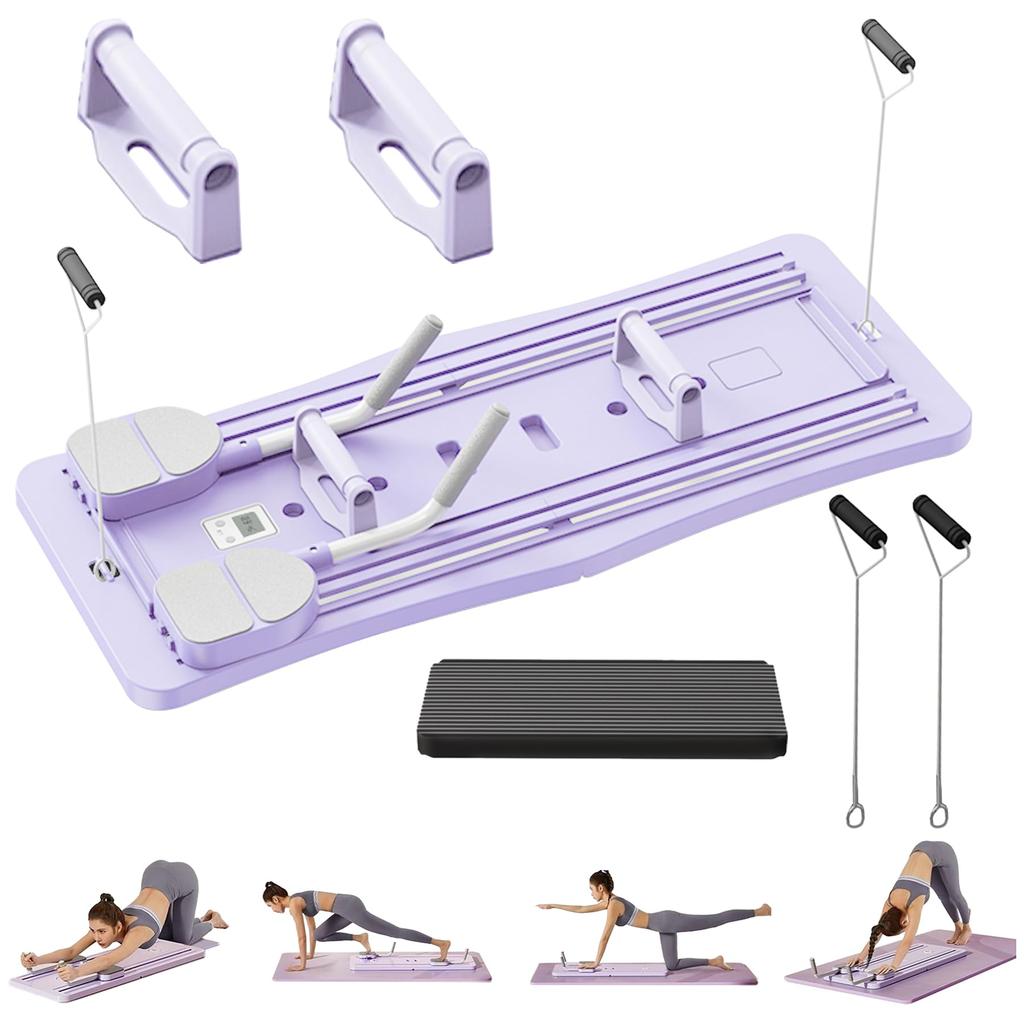ATHULYA Pilates Abdominal Machine with Automatic Rebound Board with Knee Core Ab Abdominal Core Diet Equipment for Home Suitable for Beginners and