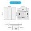 Graffiti WiFi Smart Switch Control Panel with Google, Alexa, Xiaoai, Tmall Integration
