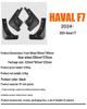 Compatible with Great Wall Haval F7 Car Tire Rubber Mudguards.