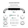 Stainless Steel Silicone Elderly & Hospital Armrest for Toilet and Bathtub