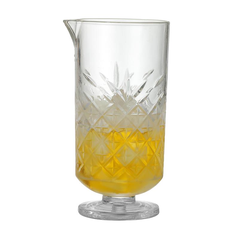 Koktailové miešacie sklo - Klasický dizajn - 25oz 750ml - Hrubé a pevné dno
